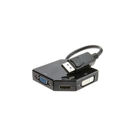 Cable Wholesale DisplayPort to HDMI, VGA or DVI, 3-IN-1 Adapter 30H1-61706